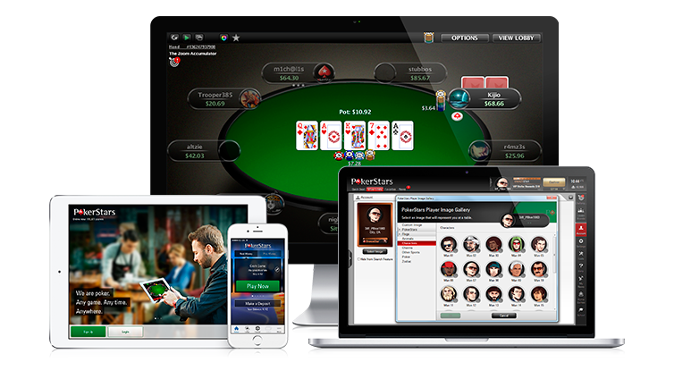 O software da PokerStars