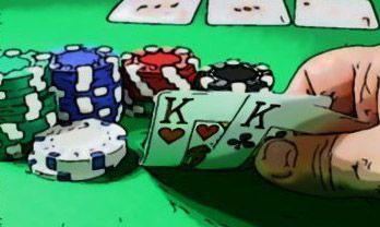 KK mão de poker