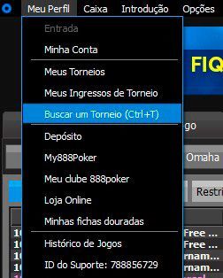 888poker - Buscar um Torneio