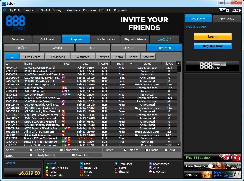 888 poker pa download